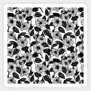 Hibiscus pattern Sticker